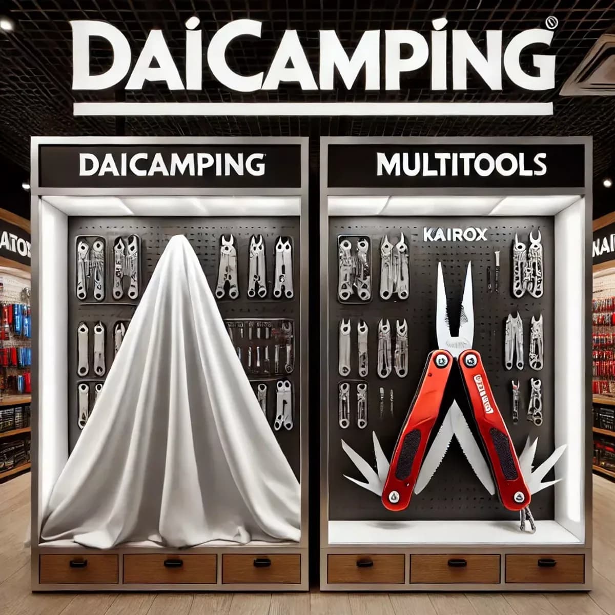 Оригинальные и бюджетные версии мультитулов Daicamping